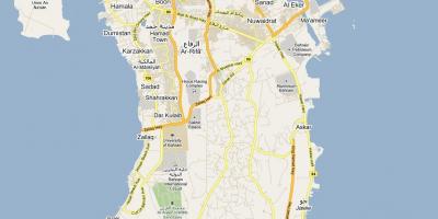 Mapa kale-mapa Bahrain