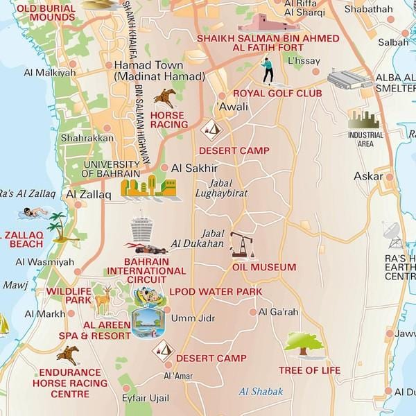 mapa bizitzaren zuhaitza Bahrain