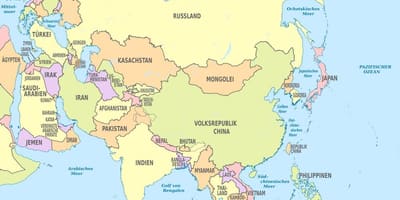Mapa Bahrain asia