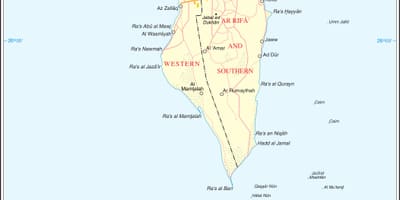 Bahrain mapa politikoa