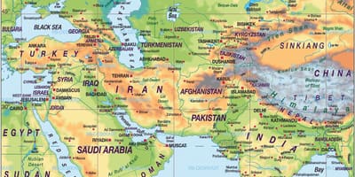 Mapa Bahrain mapa munduko atlas