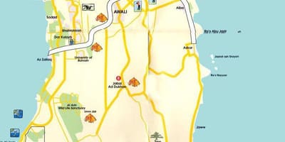 Mapa Bahrain souk
