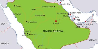 Mapa unibertsitatea Bahrain